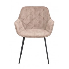 RO Gilroy Arm Chair Beige/Black